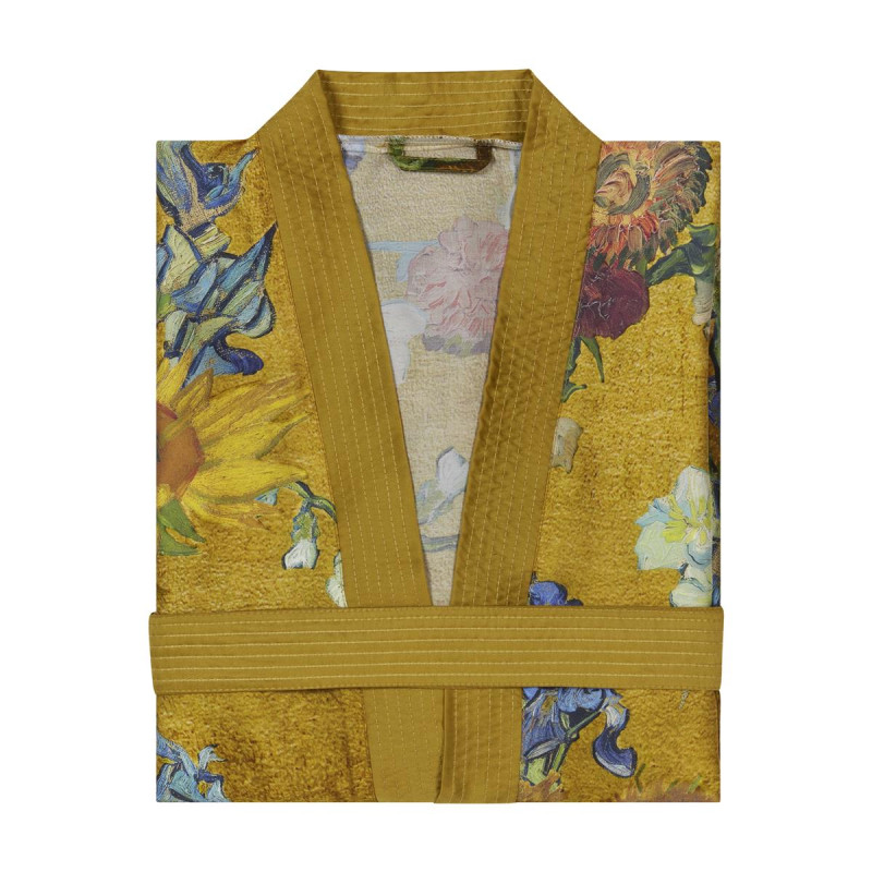 Kimono Partout des Fleurs Gold