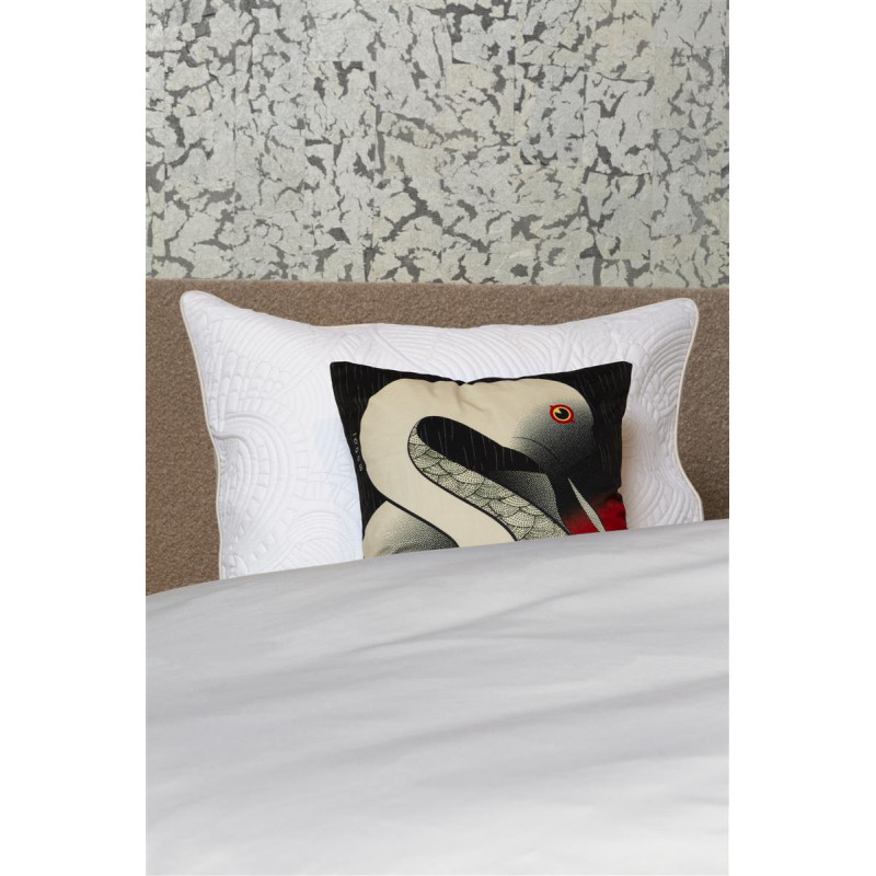 Gultas veļas komplekts MOOOI Embroided Dodo Pavone White