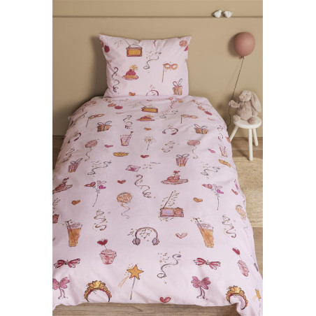 Gultas veļas komplekts Pink Party Pink