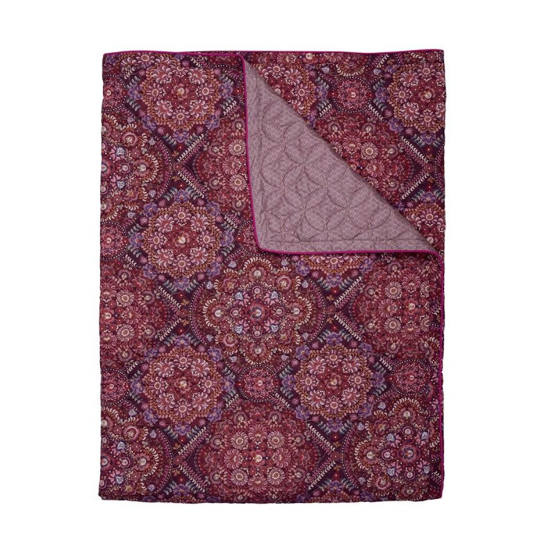 Gultas pārklājs Autunno Quilt Mosaico Dark Red