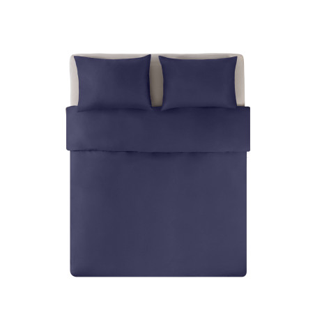 KING BLUE Satīna pārvalki