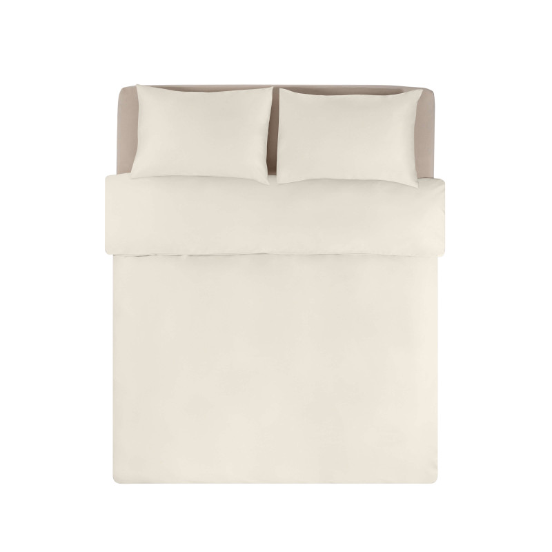 KING ECRU Satīna gultas veļas komplekts