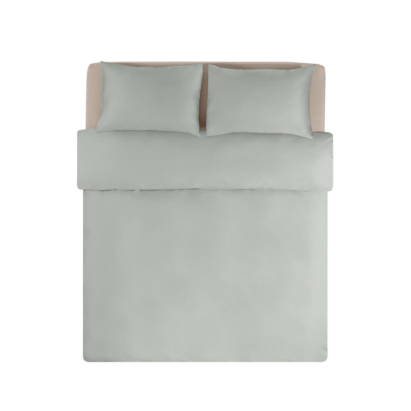 KING ASH GREEN Satīna spilvendrāna