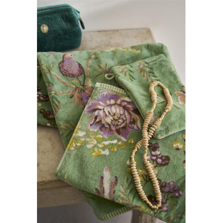 Dvielis Secret Garden Green