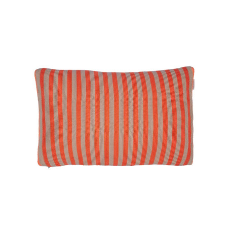 Dekoratīvā spilvena Blockstripe Bonsoir Stripe Orange knitted