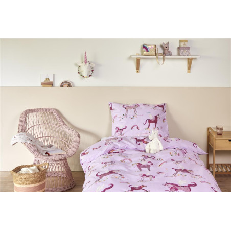 Gultas veļas komplekts Unicorn Paradise Pink