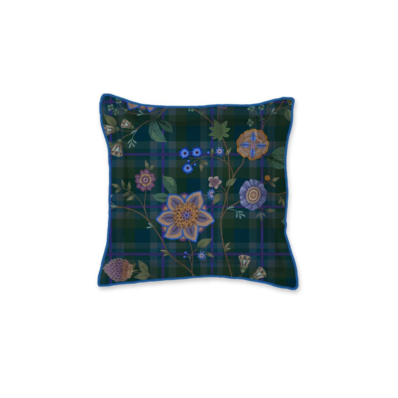 Dekoratīvs spilvens Pip Studio Flores Felices Square Dark Blue