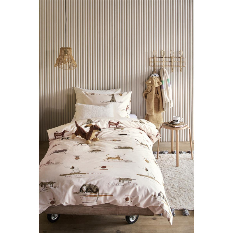 Gultas veļas komplekts Hot Dogs Pink