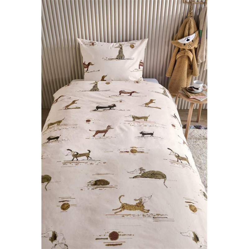 Gultas veļas komplekts Hot Dogs Pink