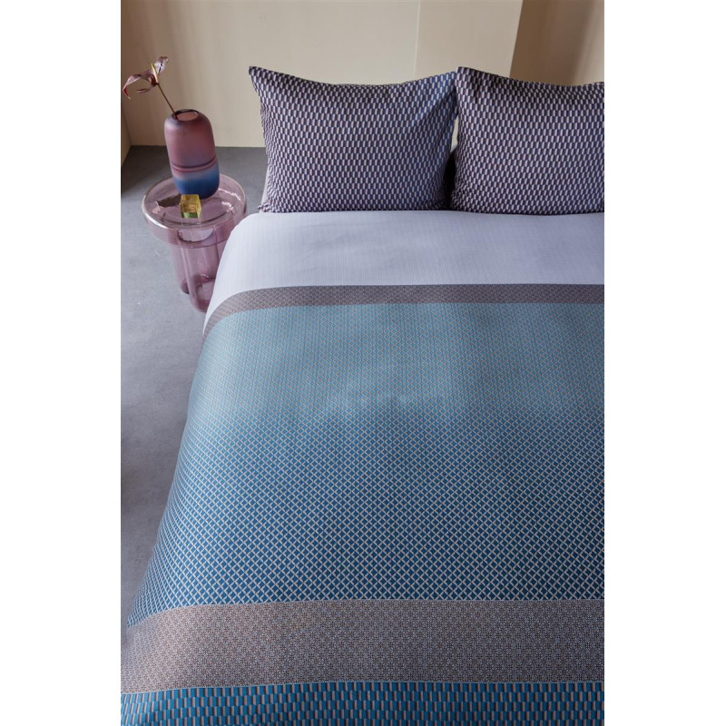 Gultasveļas komplekts Sashiko Blue Grey