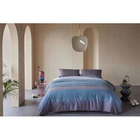 Gultasveļas komplekts Sashiko Blue Grey internetā