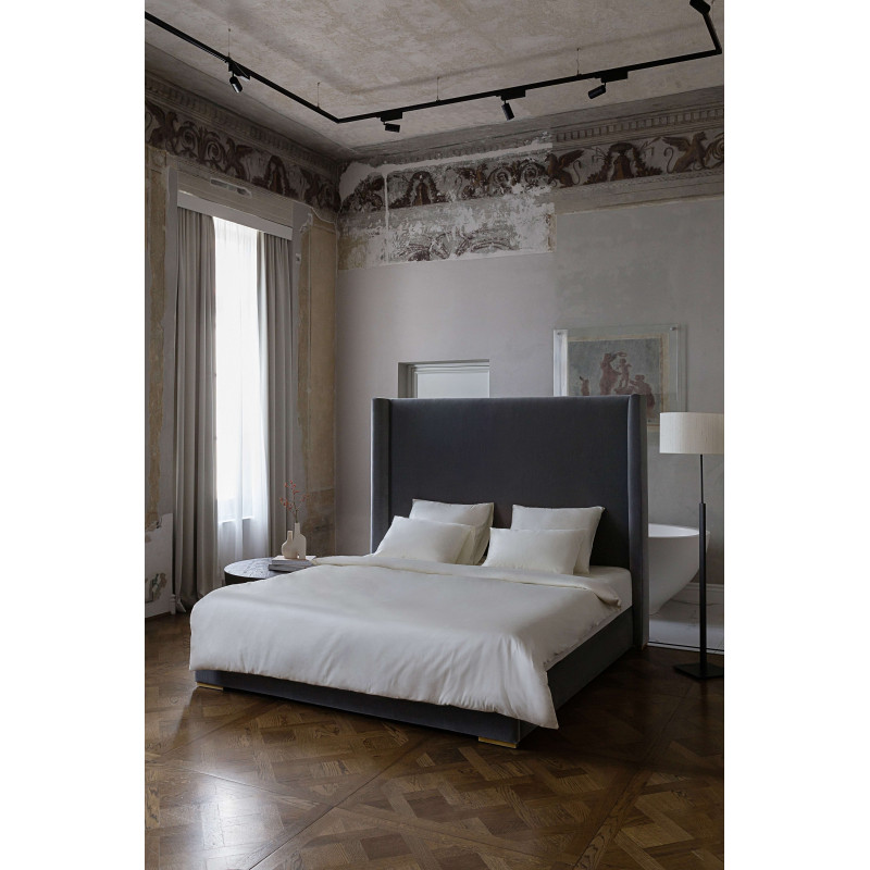 KING ECRU Satīna gultas veļas komplekts