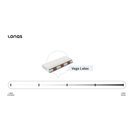 Čiužinys VEGA LATEX