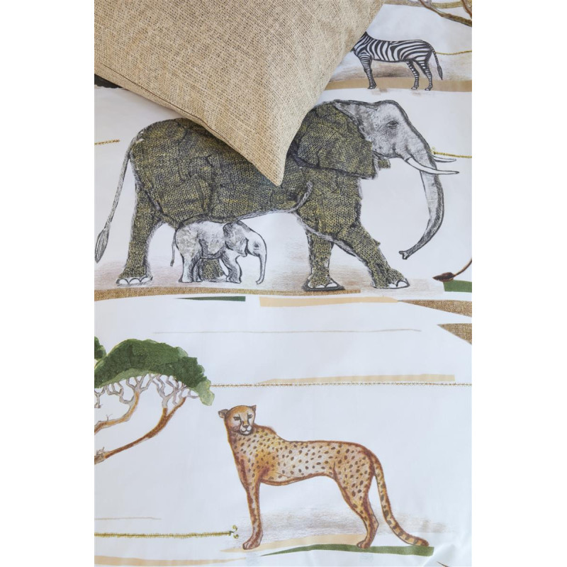 Bērnu gultas veļas komplekts Jeep Safari Natural