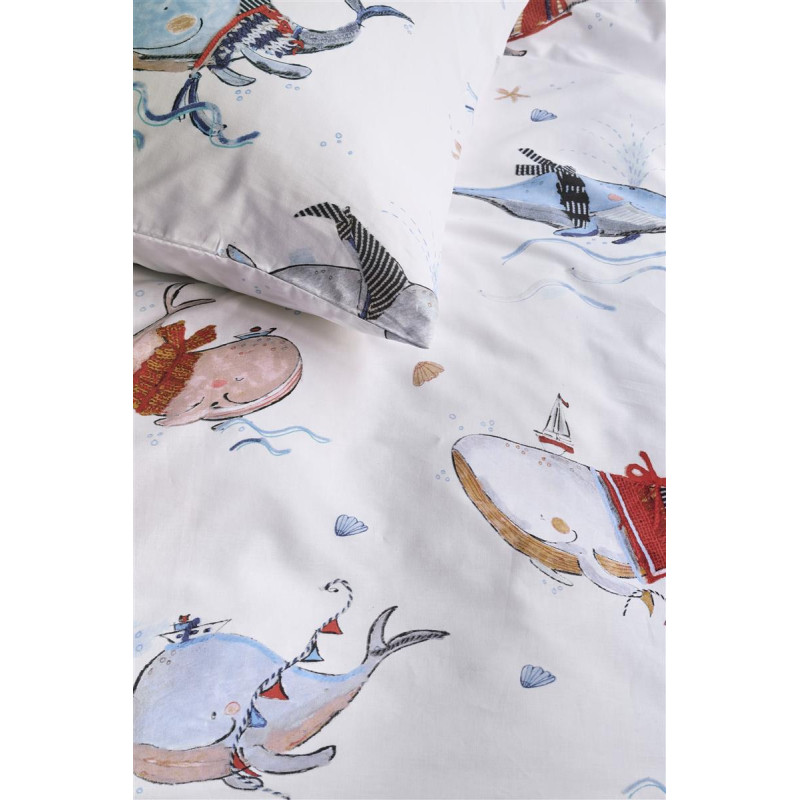 Gultas veļas komplekts Whaletastic Blue