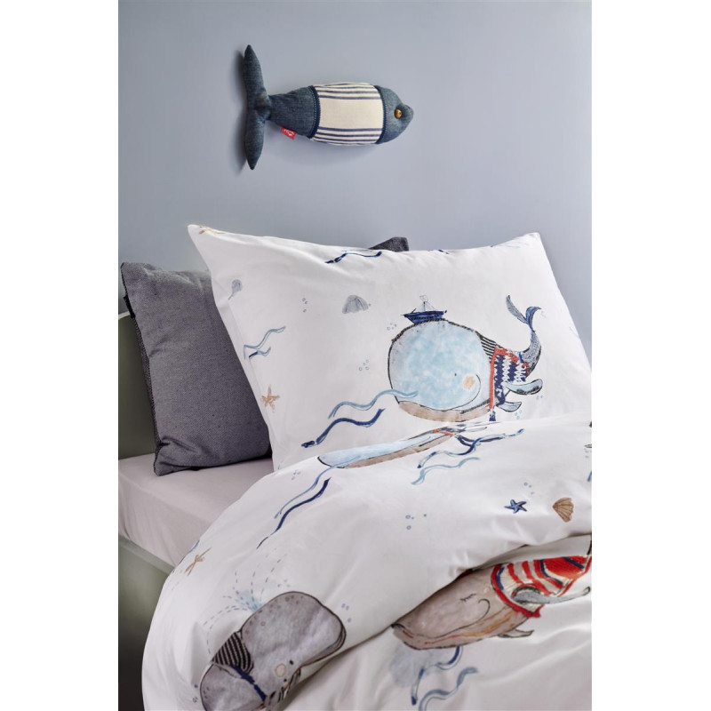 Gultas veļas komplekts Whaletastic Blue