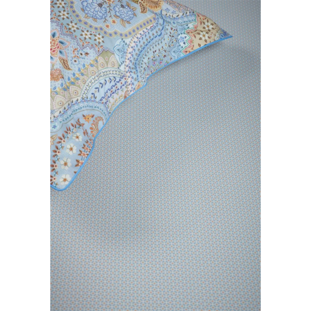 Palags Cross Stich Grey Blue internetā