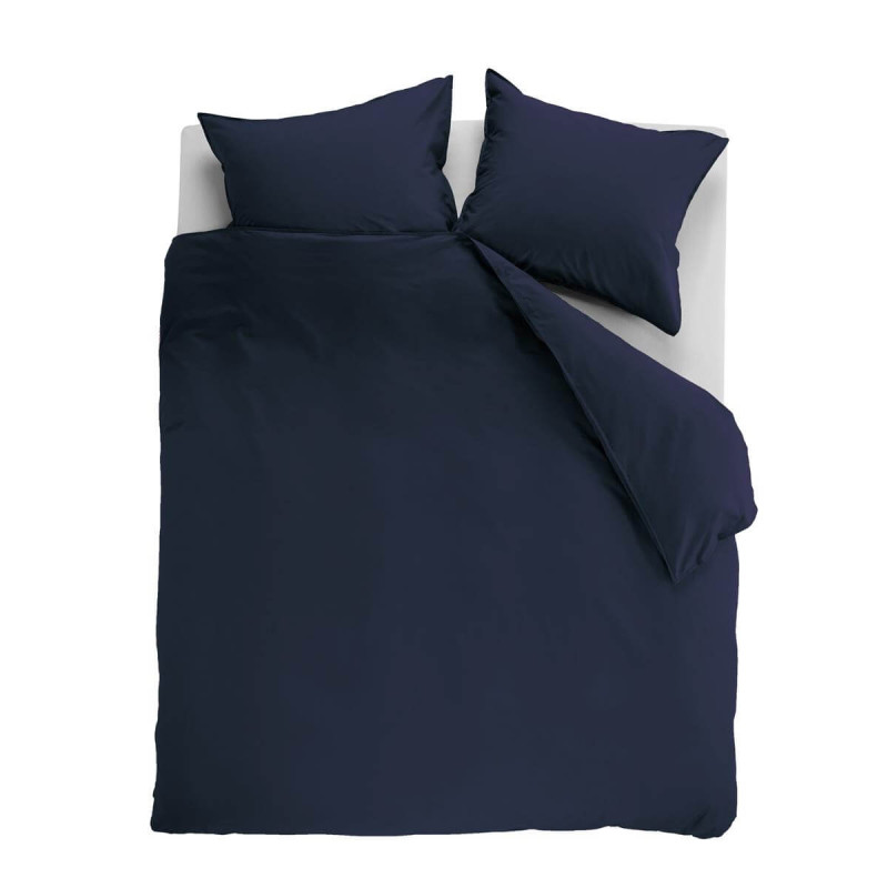 Gultasveļas komplekts Cotton Uni Dark Blue