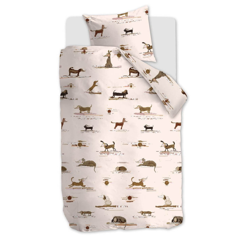 Gultas veļas komplekts Hot Dogs Pink