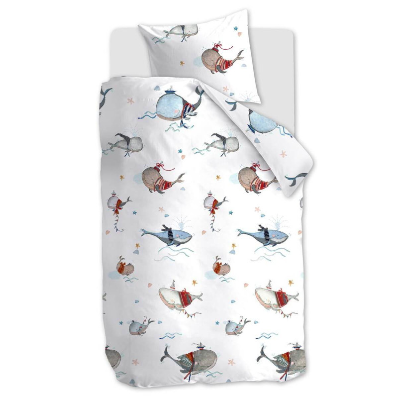 Gultas veļas komplekts Whaletastic Blue