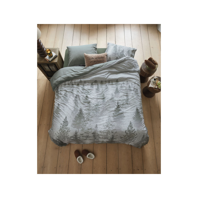 Gultas veļas komplekts Foggy Forest Green