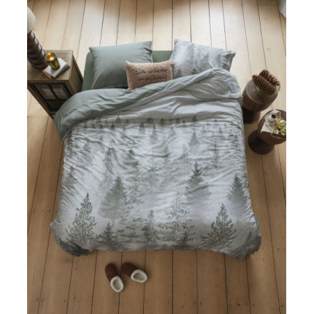 Gultas veļas komplekts Foggy Forest Green