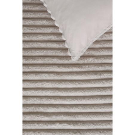 Gultas veļas komplekts Furry Stripes Off-white