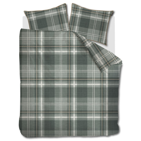 Gultas veļas komplekts Tartan Check Green