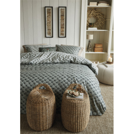 Gultas veļas komplekts Woven Wool Green