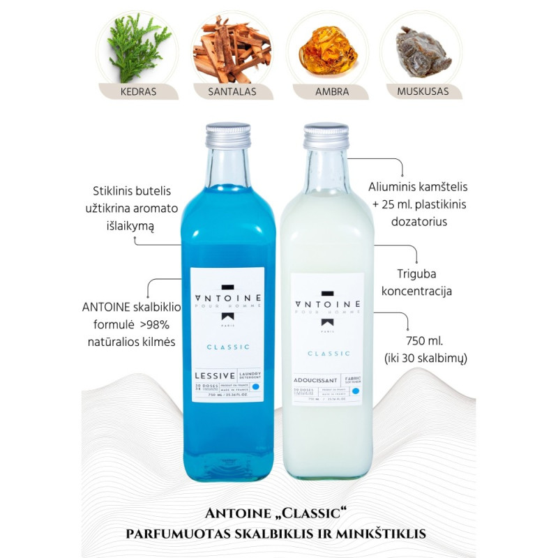 Veļas pulveris ANTOINE Classic