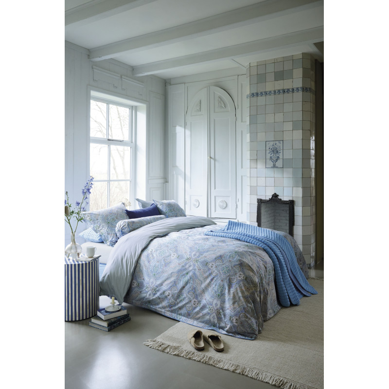 Gultas veļas komplekts Moon Flower Light Blue