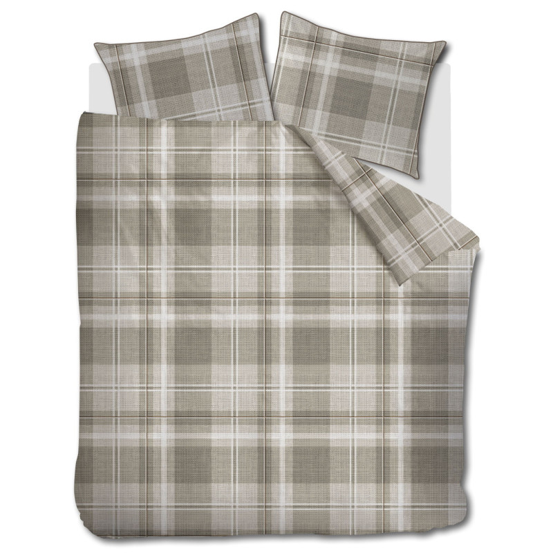Gultas veļas komplekts Tartan Check Sand