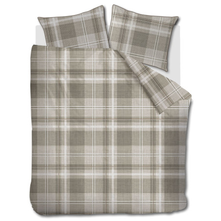 Gultas veļas komplekts Tartan Check Sand