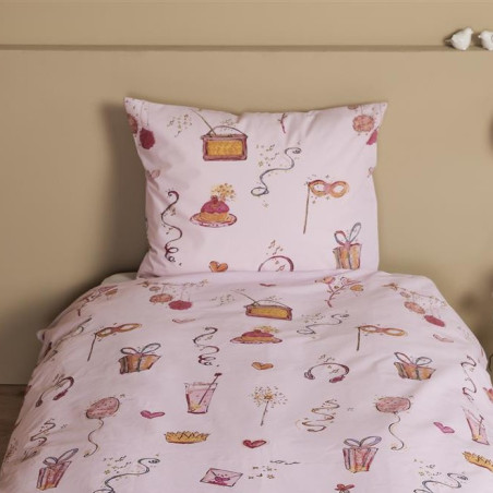 Spilvena pārvalks Pink Party Pink