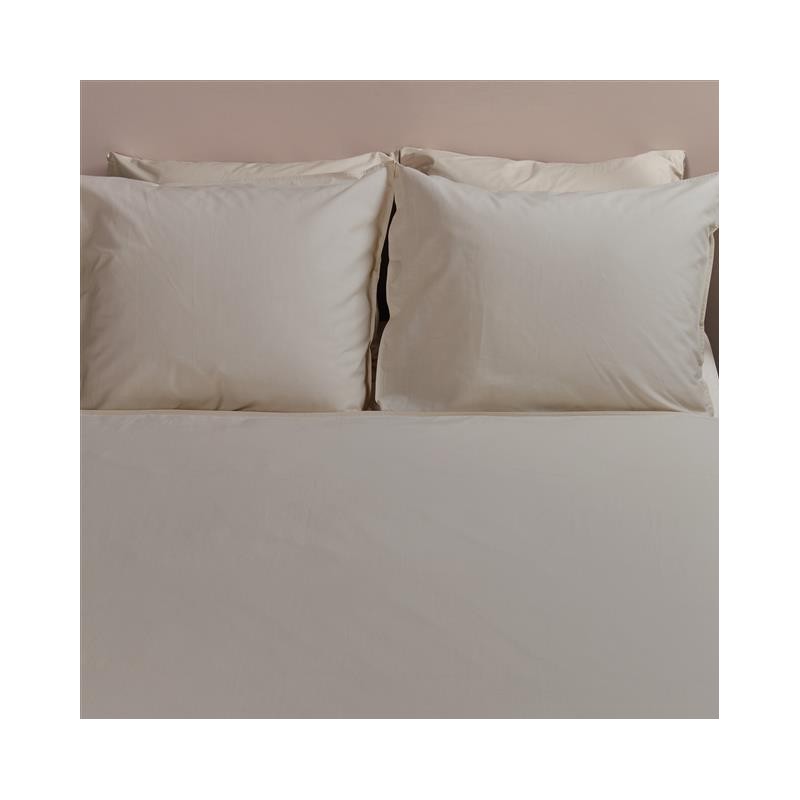 Spilvendrāna Cotton Uni Taupe