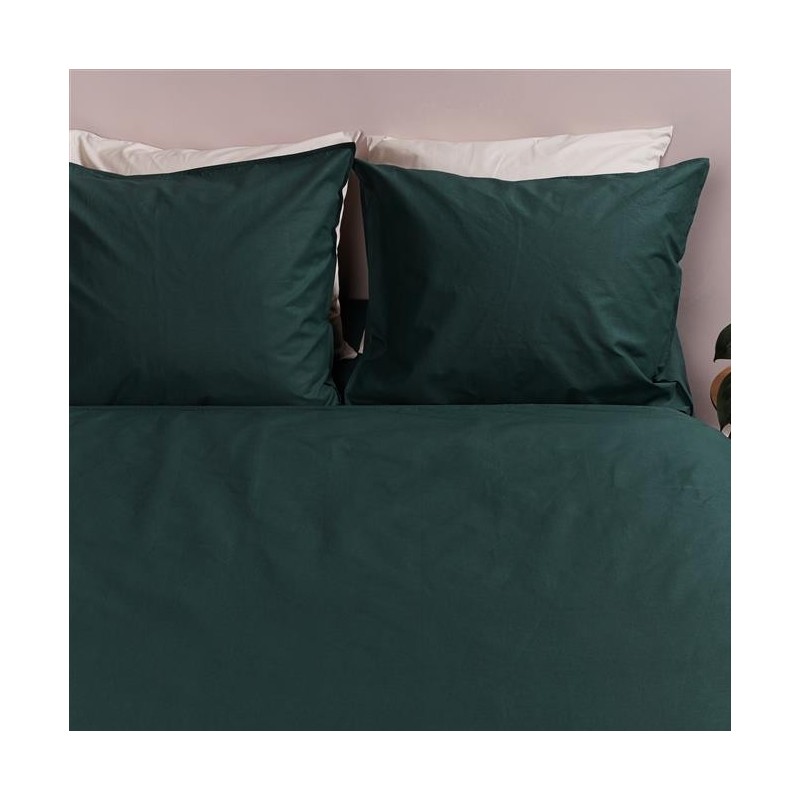 Spilvendrāna Cotton Uni Dark Green