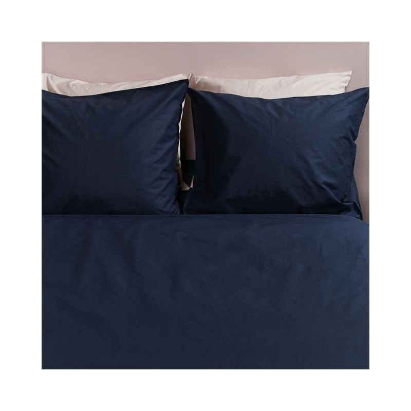 Spilvendrāna Cotton Uni Dark Blue