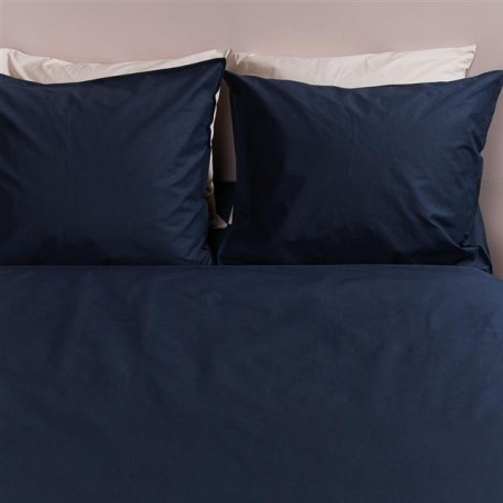 Spilvendrāna Cotton Uni Dark Blue