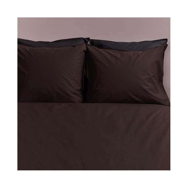 Spilvendrāna Cotton Uni Brown