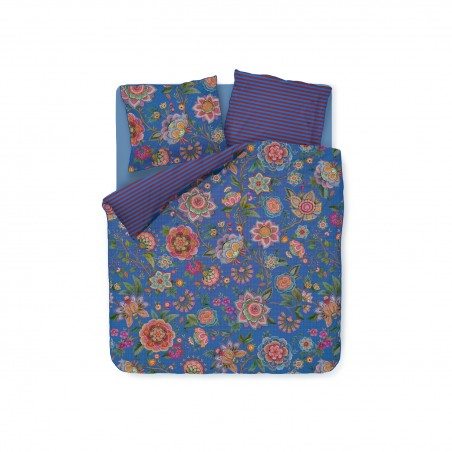 Perkala gultas veļas komplekts Bombay Bold Dark Blue