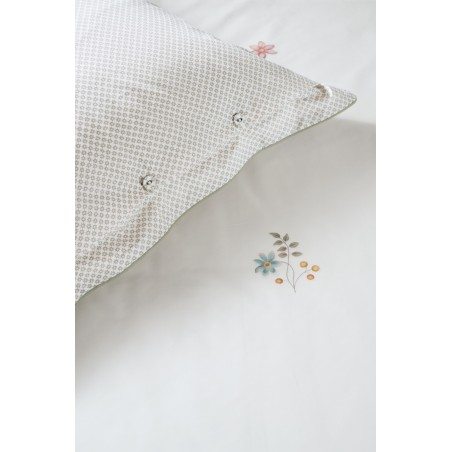 Perkala gultas veļas komplekts Mughal Flower Off-white
