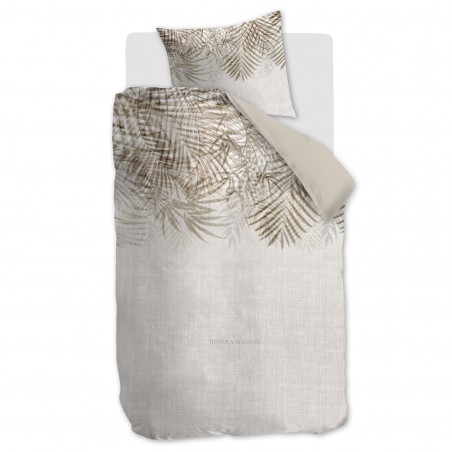 Kokvilnas gultas veļas komplekts Palm Shade Natural