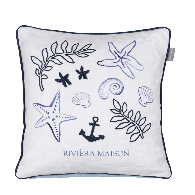 Dekoratīvs kvadrātveida spilvens Rivièra Maison Sail Away Blue