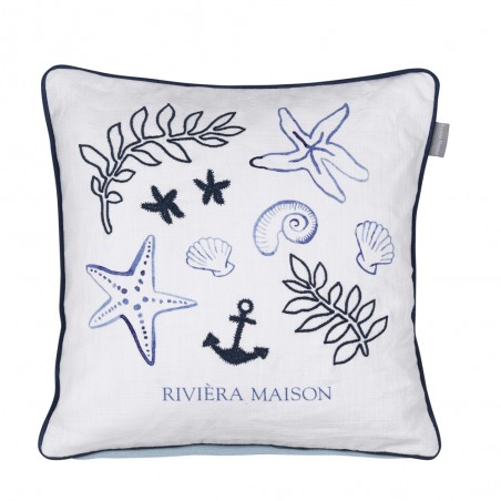 Dekoratīvs kvadrātveida spilvens Rivièra Maison Sail Away Blue