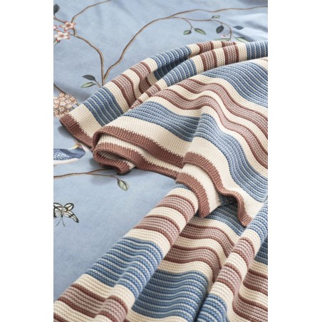 Plēds Pip Studio Bonsoir Combistripe Blue