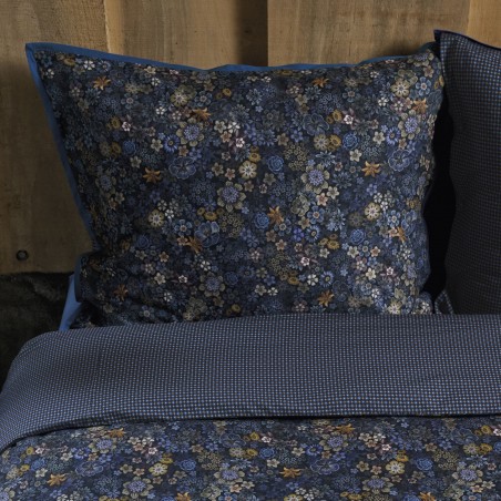 Perkalas spilvendrāna Tutti I Fiori Dark Blue