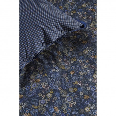 Perkalas spilvendrāna Tutti I Fiori Dark Blue