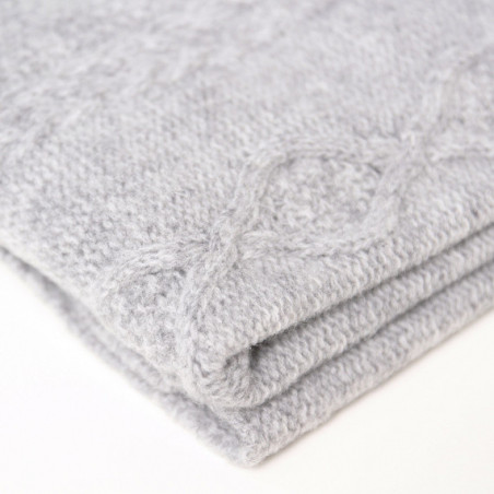 Merīnaitas vilnas pleds GREY DIAMOND cena